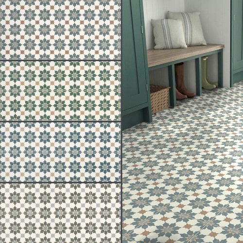 Moroccan vinyl flooring roll - vinyl,