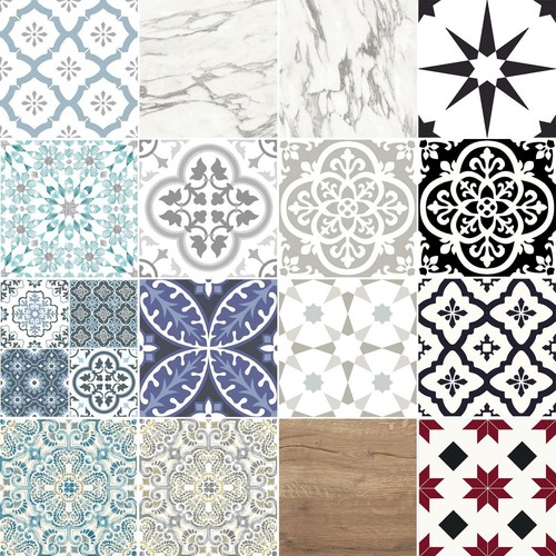 Floorpops floor tiles - tiles, and