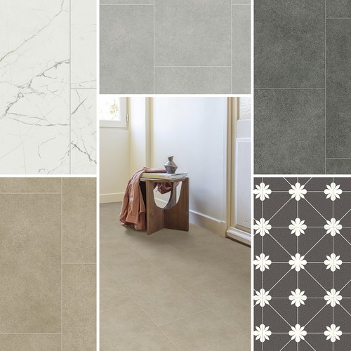 Stone tile effect - stone, vinyl
