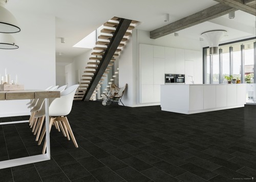 Dark grey brick - dark, tile