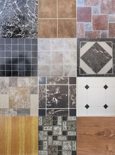 Vinyl floor tiles - vinyl,