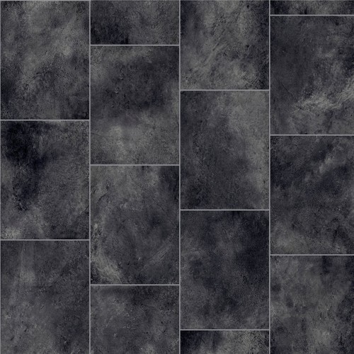 Dark slate vinyl lino flooring - vinyl,